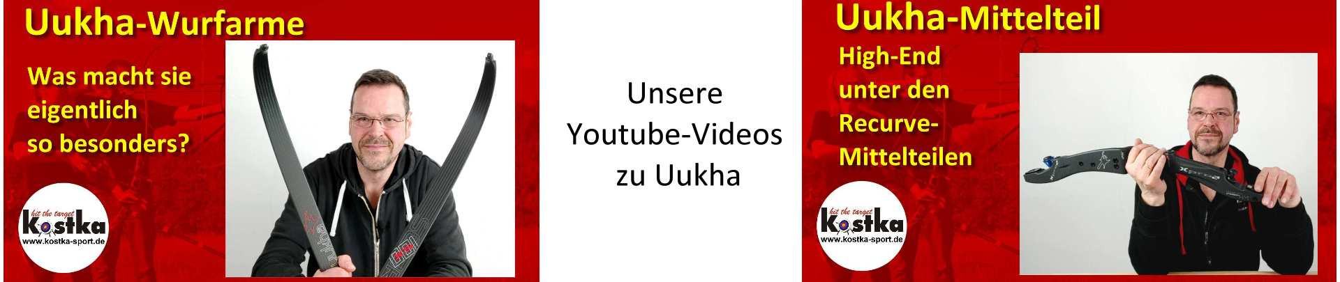 Unsere Youtube-Videos zu Uukha Wurfarmen und Mittelteilen