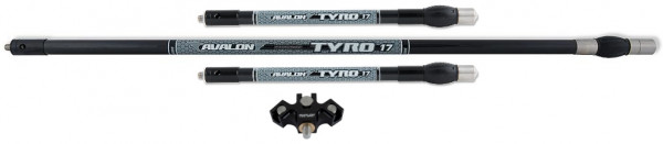 AVALON Tyro 17 Stabilisator-Set mit Schnellbefestigung 30 Zoll grau