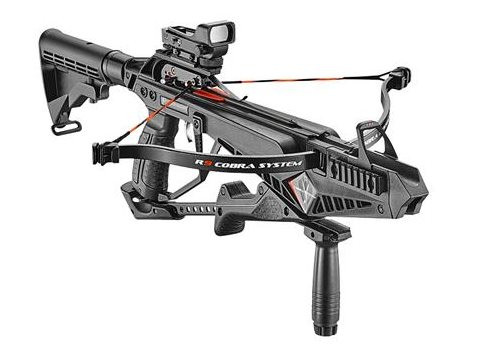 COBRA II Commando crossbow pistol metal SET with Shooting Sack