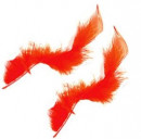 Feather Tracer für Pfeile, selbstklebend, 12 St. Rot