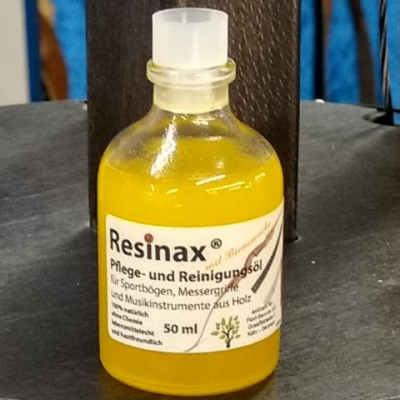 RESINAX Pflegeöl für Holzbögen in der 50ml Vorteilsflasche