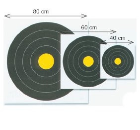 Zielscheibenauflage Feld 40 cm - 80 cm