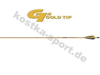 Gold Tip Traditional Hunter 0.006 Carbon arrow mith nature fletching